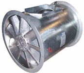 Взрывозащищенный осевой вентилятор среднего давления AXCBF-EX 630-9/26°-4 (EX-RU) Systemair